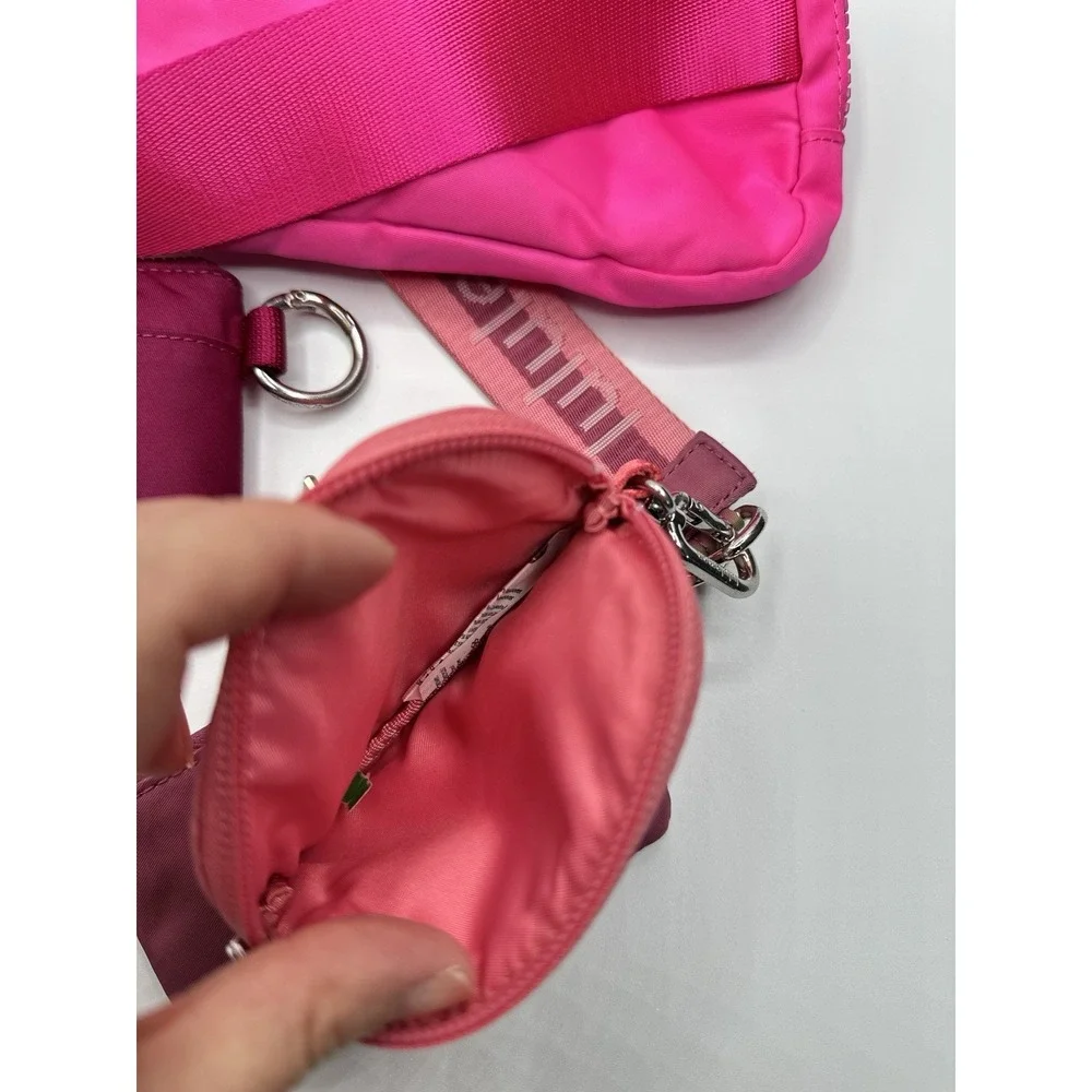 Lululemon Pink Belt Bag Pouch Wristlet Accessories Lot of 4 Clean Cute